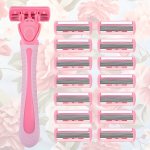Hypoallergenic 6-LAYER Manual Razor For Women - Perfect For Beard & Mustache Suitable For All Skin Types