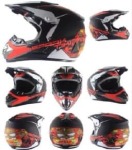Kids Motocross Helmet - Orange