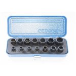 GEDORE 14 Piece 1 2" Sd Impact Socket Set 10-27MM K19-14 1646928