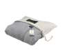 Sofa Seat Cover 105X105 Cord Velours Light Grey