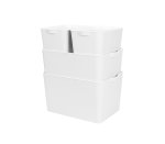 Venus Storage Box Grey With White Lid Combo Online Only