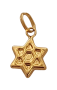 9CT Small Star Of David Pendant Charm