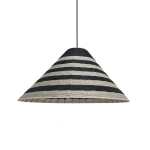 Chad Rope Pendant Light Black Natural