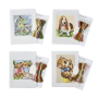 4 Pack Assorted Designs Medium 20 X 28CM Cross Stitch Kit