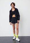 Double-layered Running Shorts In Drymove - Black