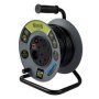 Nexus 25M 16A Plastic Extension Reel Black Grey