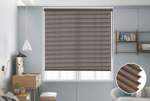Smte-wd-quality Roller Pvc Blinds -grey 150 W X 180 L Cm Brown With Keychain