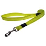 Rogz Pet Products Rogz Utility Extra Large 25MM Lumberjack Fixed Dog Lead - Dayglo Yellow Reflective