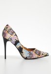 Madison Maxine Court Heel - Black Print