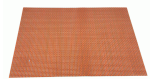 Place Mat Broad Weave Orange Placemat 30CM X 45CM Set Of 12