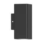 Ryka Square Polycarbonate Wall Light Black White - White