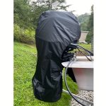 Engine Boat Cover For Half-side Uv Oxford Waterproof Protector Dustproof Cocer For Yacht Boat
