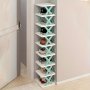 Space-saving Multi-layer Folding Shoe Rack - Stackable & Removable Perfect For Entryway Bedroom Living Room & Dorm Organization Shoe Rack For Closet