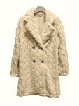 Double Breasted Lapel Teddy Coat Versatile Long Sleeve Textured Thermal Winter Outwear Women's Clothing