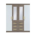 Rome 4 Door Wardrobe With Mirrors