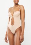 Backless Super Plunge Bodysuit - Neutral