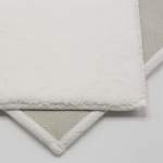 Whisper Soft Non Slip Solid BATH MAT - White