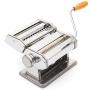 Foraineam Pasta Maker Machine Stainless Steel Hand Crank Manual Pasta Roller Cutter Noodle Makers