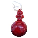Glass Hanging Bauble Christmas Decoration 11CM