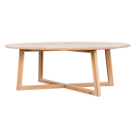 Gelato Coffee Table - American Oak Smoke Finish