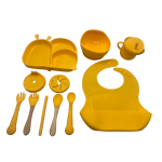 12-PIECE Silicone Bpa-free Feeding Set MY-626