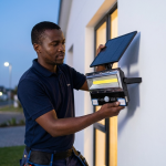 30W Solar Cob Flood Light Pir IP65