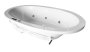 Bath Spa Oval Cowrie White Ultima Acrylic Built-in 180X95.5CM