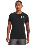 Women's Ua Lc Logo Short Sleeve - Black Md