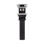 - Pop-up Slotted Plug - Blackened Brass