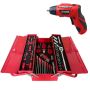 Tork Craft - Toolbox Compact 1/2 - 3 Tray 71PC & Cordless Screwdriver 10PC