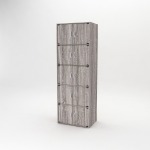 10 Door Cabinet Grey Oak