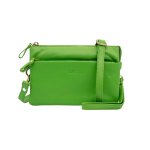 Nadia Leather Ladies Crossbody Sling Green