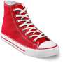 Unisex Retro High Top Canvas Sneaker – Red