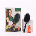 ENZOEN-BR1 Women's Scalp Massager Hair Comb - Green