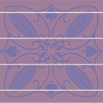Mini Khotso - Ntjhe Poone Cobalt pink natural. - 110 X 130 Cm MINI