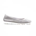 Friar Silver Grey - Silver Grey 42 Punched Leather