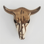 Rialhem Medium Cow Skull B bisque 17CM