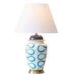 Blue Swirl Lamp
