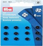 Sew On Snap Blk 6MM 341161