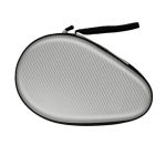 Mioyoow Table Tennis Racket Case Hard Shell Ping Pong Storage Bag Ping Pong Paddles Case With Zipper Can Hold 2 Short-handled Ra