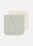 Safari Reversible Cottom Muslin Burp Cloths 2 Pack