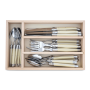 Laguiole Av Cutlery Set Ivory 24PC