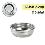 Coffee Accessories Filter Basket Compatible For 58MM 2CUPS