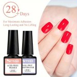 2-PIECE Set Nail Prep Dehydrator & Primer Acid-free Air Dry 7ML Each Gel Nail Polish Enhancer For Long-lasting Soak Off Manicure