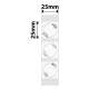 NB334 - NIIMBOT - D101 ONLY - 25X25MM - 230 PARK CIRCLE LABELS