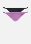 Jockey 2 Pack For Me Cotton Modal Thong - Black & Purple