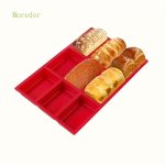 1PC Silicone Cake Mold 9 Cavity Cake Mold 3D High Temperature Resistance Sugarcraft Bread Fondant Cake Baking Mold Multifunction