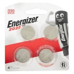 Energizer 4 PK 3V Lithium Coin Batteries CR2025 E000041800