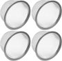 4PIECES Stainless Steel Infuser Filters Fine Mesh Tea Strainers
