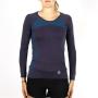 Women Tech Knit Long Sleeve Tee - M / Teal Melange